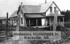 The Hennessy Homestead in Blackville, NB.